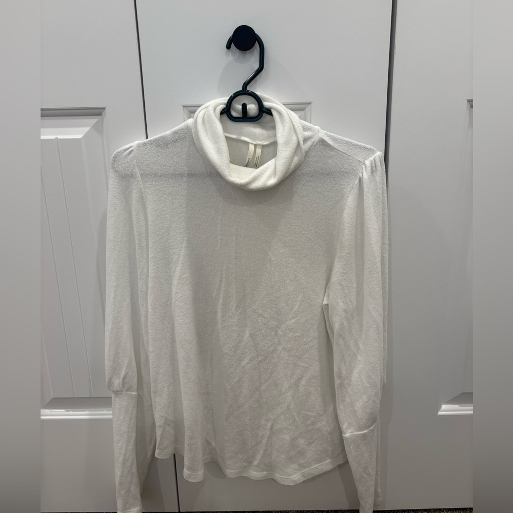 Anthropologie Cream Knit Top